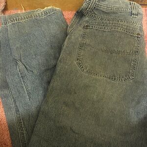 Sonoma Blue Denim Jeans with Red Stitching